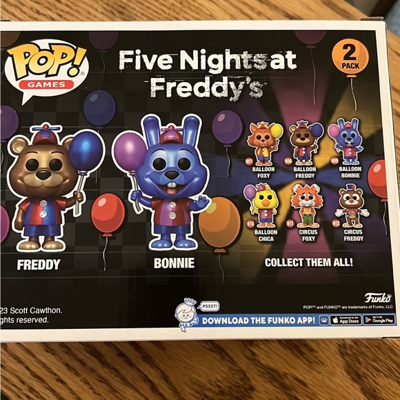 Funko Balloon Freddy and Balloon Bonnie - Picture 4 of 4